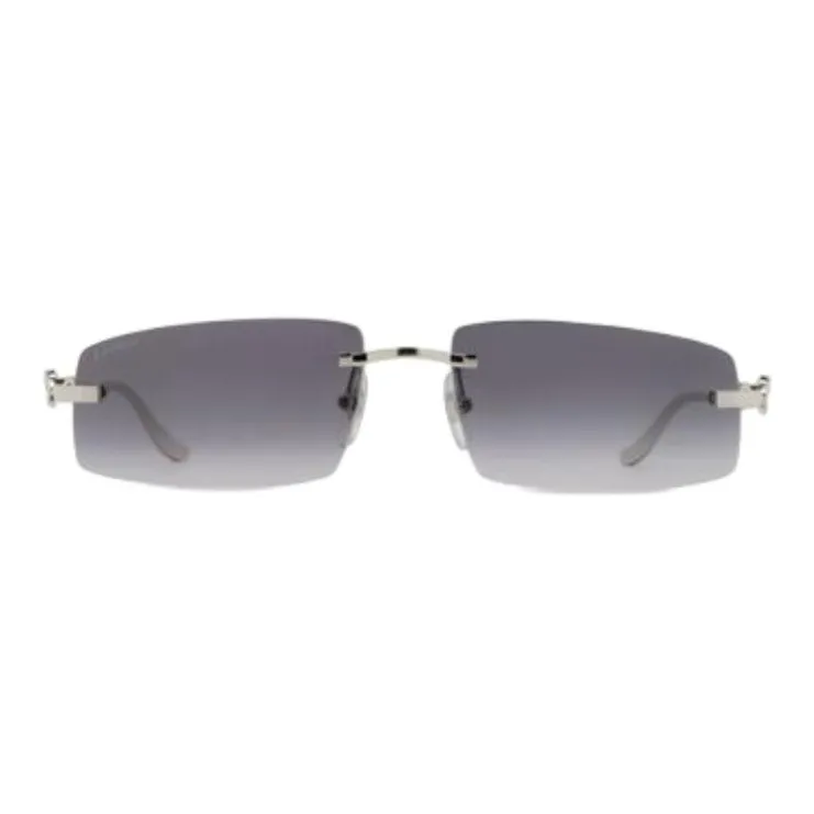 Cartier Eyewear Rectangle Frame Sunglasses-1