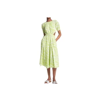 MICHAEL KORS Short-Sleeved Dresses Women's Green