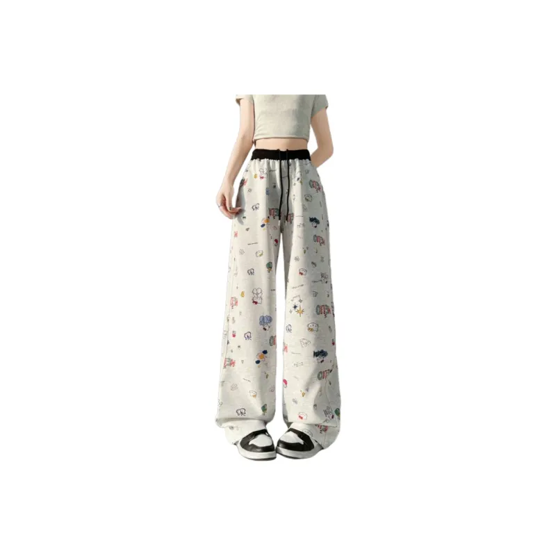 Flowers In Water Casual Pants Women's-0