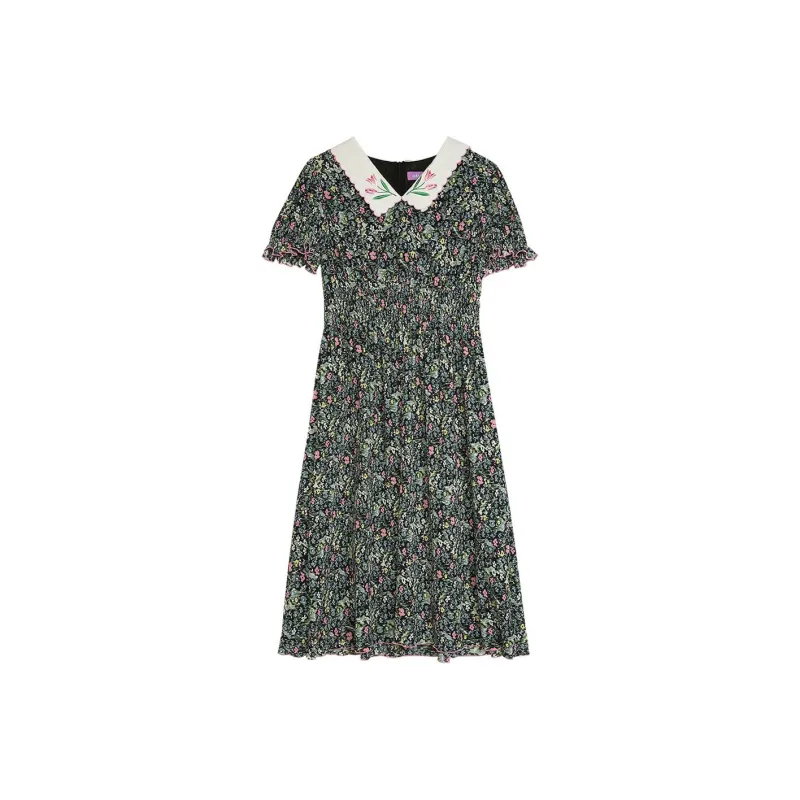 Omont Short Sleeved Dress Women's-0