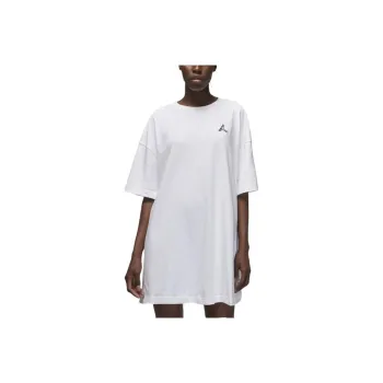 Jordan Essentials Short Sleeved Dresses Women's White