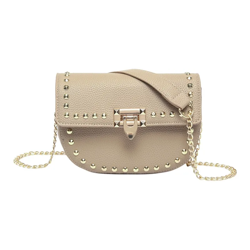 TOUTSEUL YOLO PU Saddle Bag, Shoulder Bag Women's Black/Red/Khaki/Brown/Pink-10