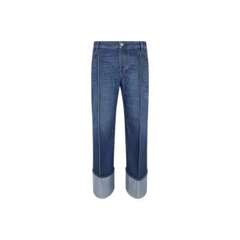 Bottega Veneta Denim Trousers 'Mid Blue'