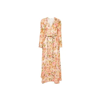 Zimmermann Floral Linen Maxi Dress