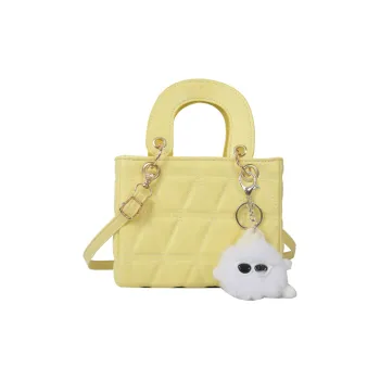 FCTOSSR PU One Shoulder Handbag Women's Yellow/White/Pink/Blue/Black