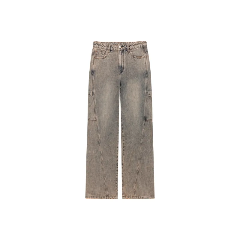 NO ONE ELSE Jeans Unisex Light Coffee-0