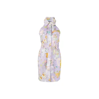 MOSCHINO Sleeveless Dresses Women's Light Purple