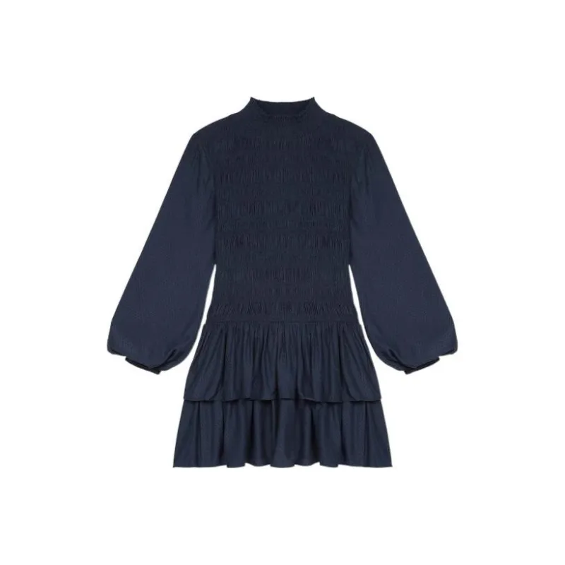 Maje Long-Sleeved Dresses Women's Dark Blue-0