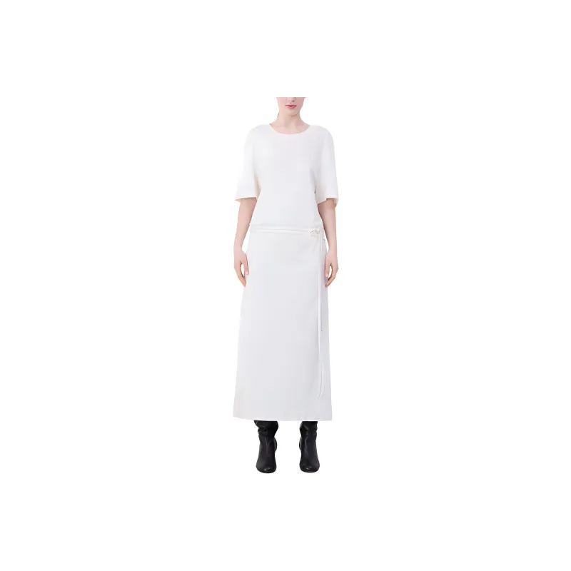 Lemaire Short Sleeved Belted Maxi Dress-0
