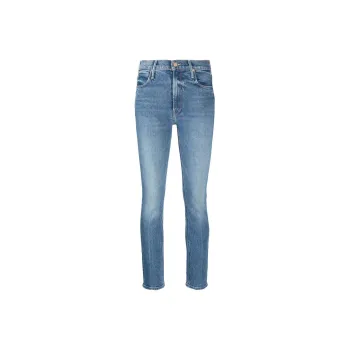 MOTHER Mid-Rise Dazzler Ankle Jeans