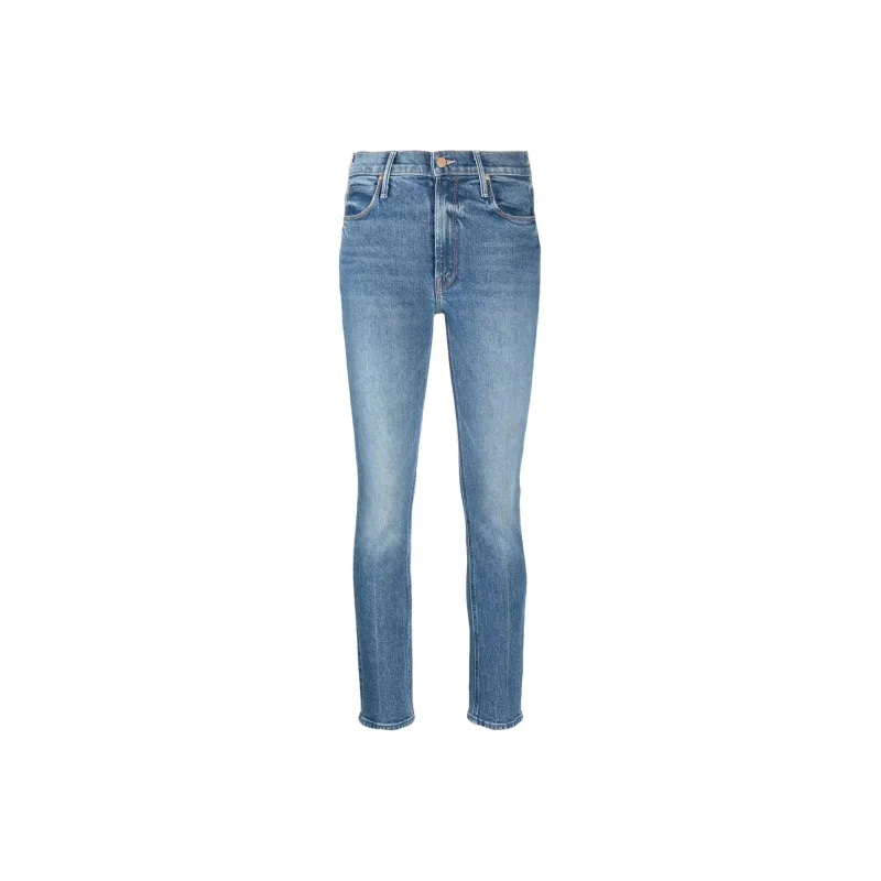 MOTHER Mid-Rise Dazzler Ankle Jeans-0