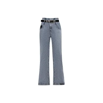 THE SEA LIFE Flared Pants Jeans Women's Denim Blue