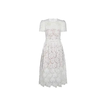 Self portrait Floral Lace Midi Dress