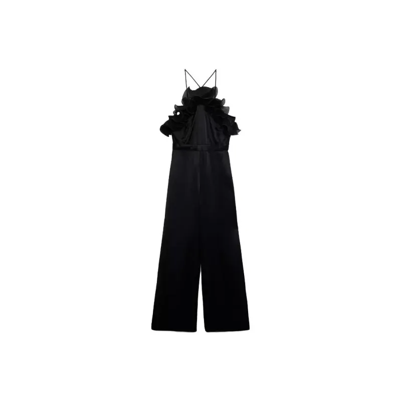 ZARA Jumpsuits Women's Black-0