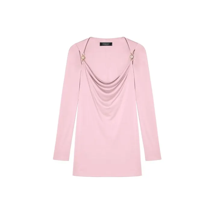 VERSACE Long-Sleeved Dresses Women's Pink-0