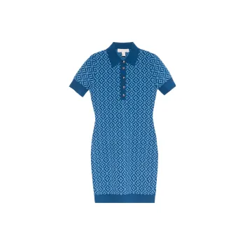 MICHAEL KORS Short Sleeved Dresses Women's Blue