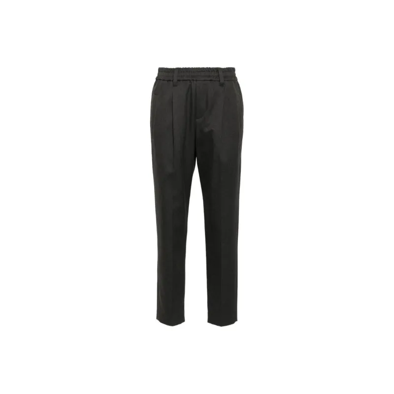 Brunello Cucinelli Embellished Elastic Waist Pants-0