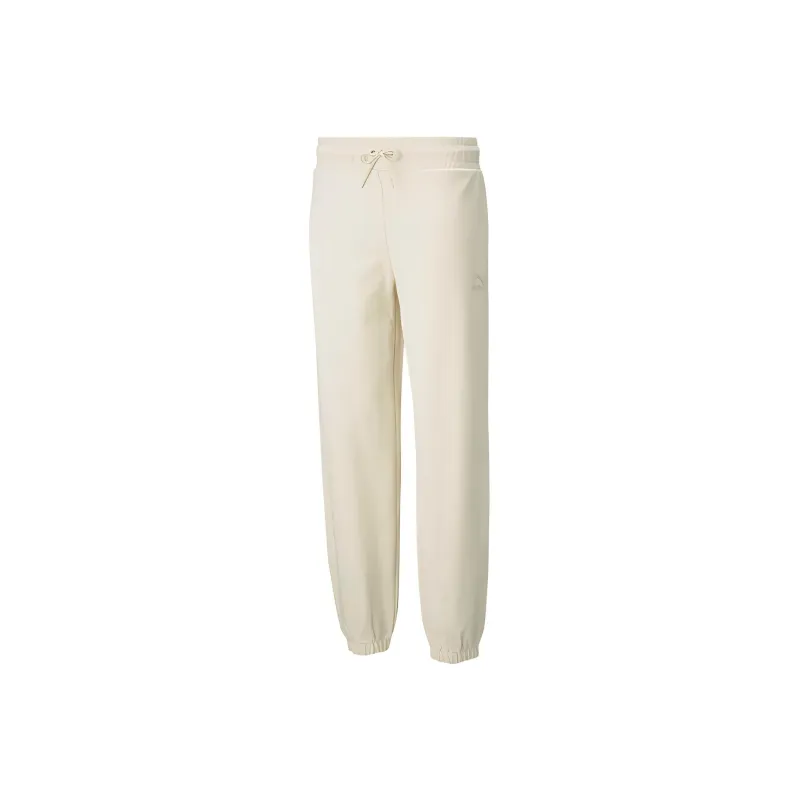 PUMA Knitted Sports Pants Women's Light Brown-0