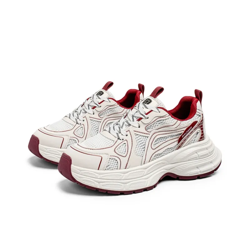 HACKBUTEER Low Top Chunky Sneakers Men's Box Included-3