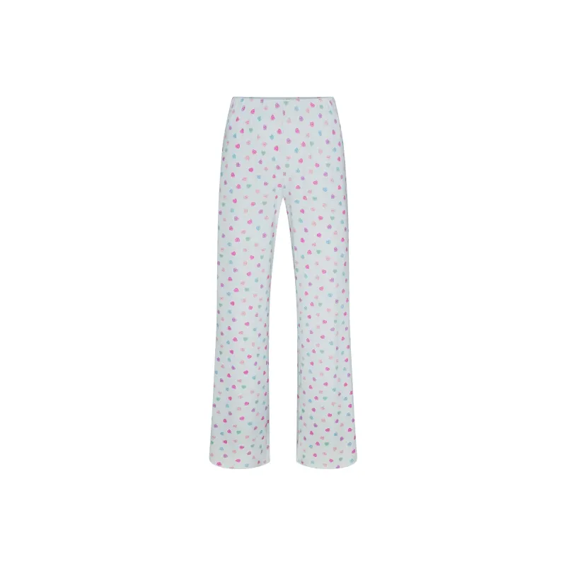 SKIMS Valentine's Day Collection SS25 SOFT LOUNGE LOOSE PANT Casual Pants Women's Cloud Candy Heart Print-0