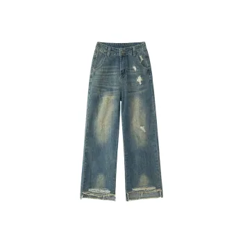 EOEI Jeans Women's Vintage Blue