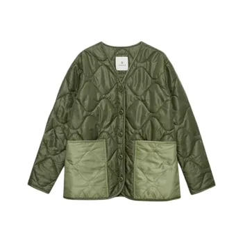Anine Bing Puffer Jacket Women's Army Green