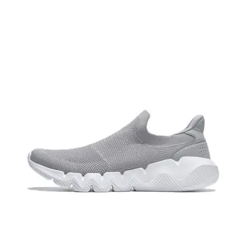 LiNing Abrasion Resistant Rebound Low Top Casual Shoes Men's Ultimate Gray