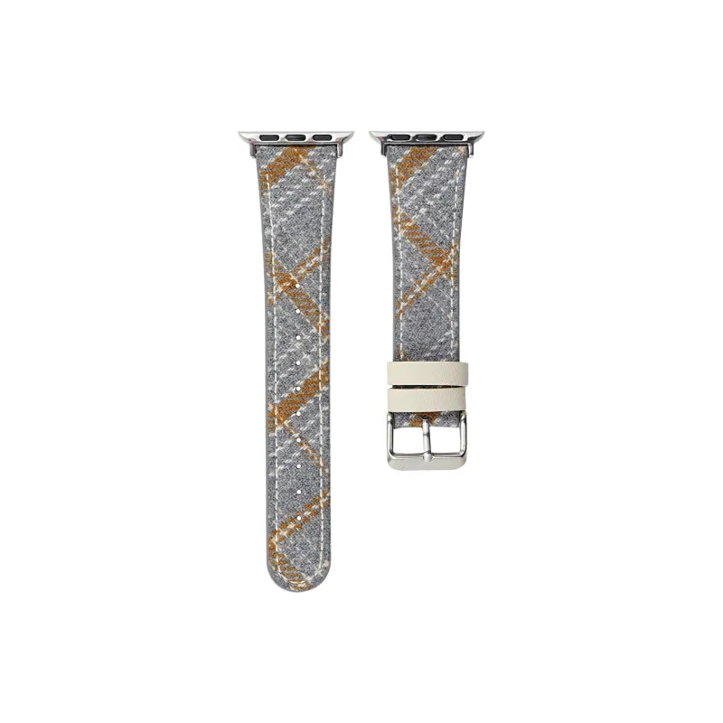 KVZUVUU Watch Band Apple Compatibility Wool Felt, Leather Material-8