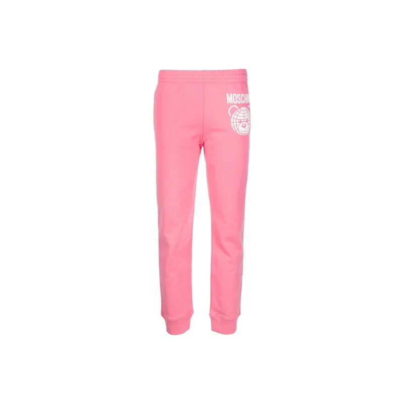 MOSCHINO Teddy Bear Organic Cotton Track Trousers-0