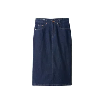 GAP Denim Long Skirts Women's Dark Blue
