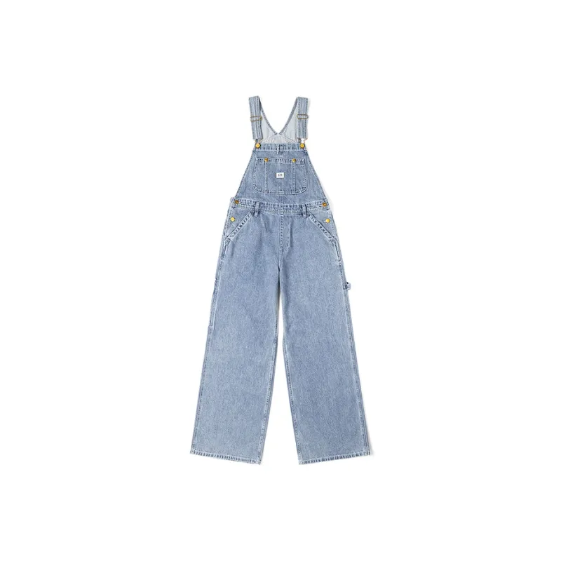 Lee Overalls Women's Medium Light Blue-0