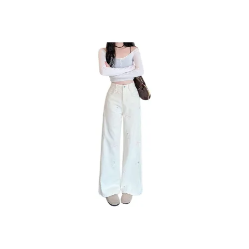SISC Jeans Women's White
