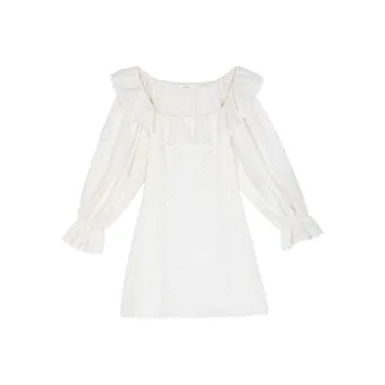 DOEN FRANIQUE DRESS Long Sleeved Dress Women's White