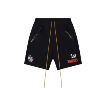 RHUDE Pirelli, Collaboration Edition Casual Shorts Unisex Black
