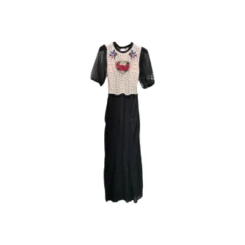 RED VALENTINO Short Sleeved Dresses Women's Black