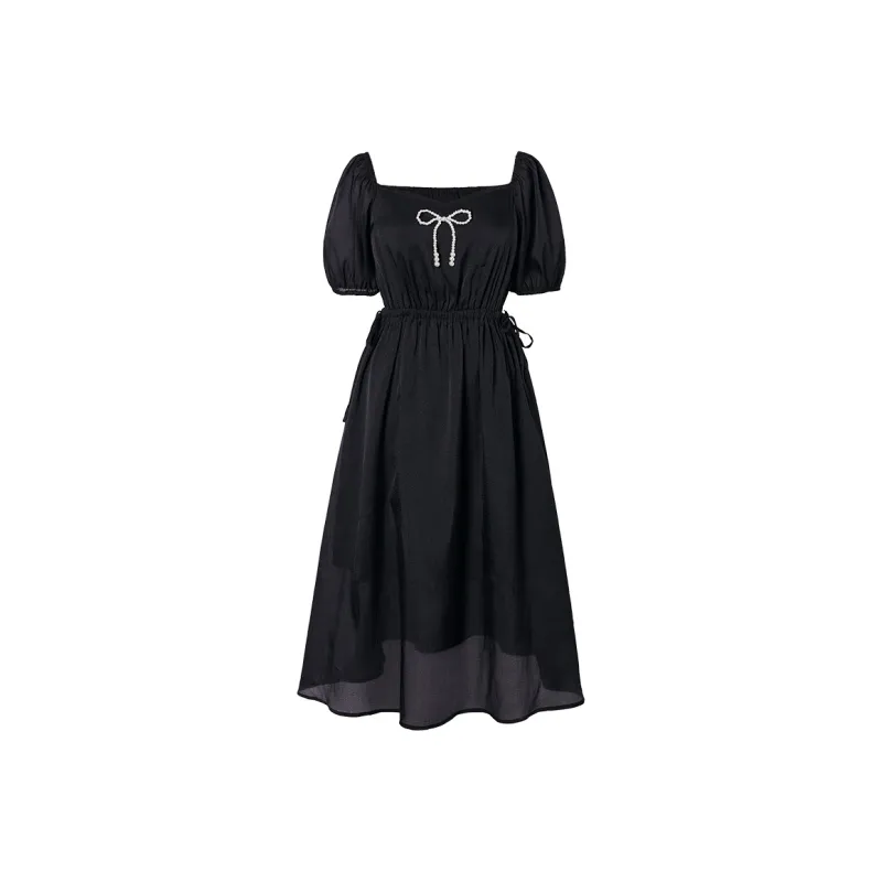 I'M ONE Short Sleeved Dresses Women's Black-0