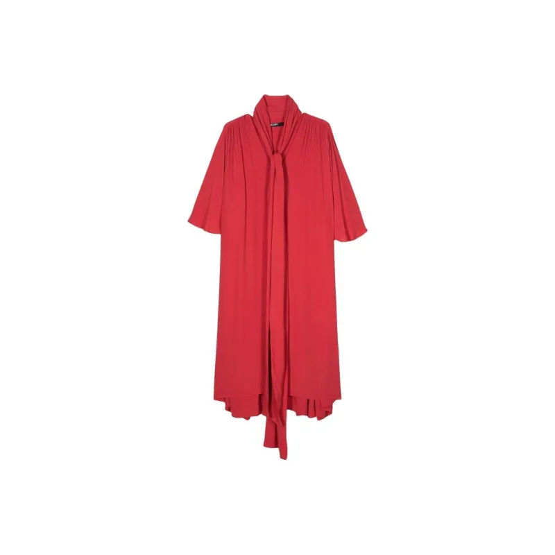 BIMBA Y LOLA SS24 Short-Sleeved Dresses Women's Coral Red-0
