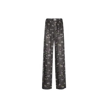 NATASHA ZINKO Mix print Wide leg Trousers