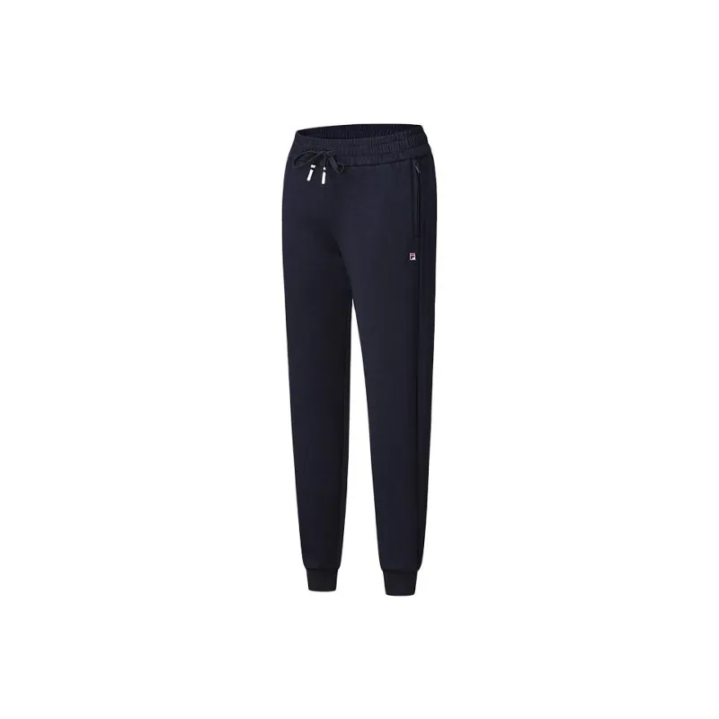 FILA Knitted Sports Pants Women's Royal Blue-0