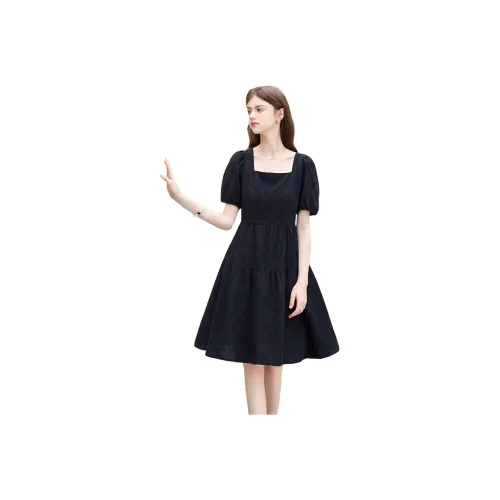 TOUCH Short Sleeved Dresses Women's Black