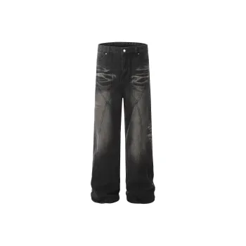 Vine Color Jeans Unisex Black
