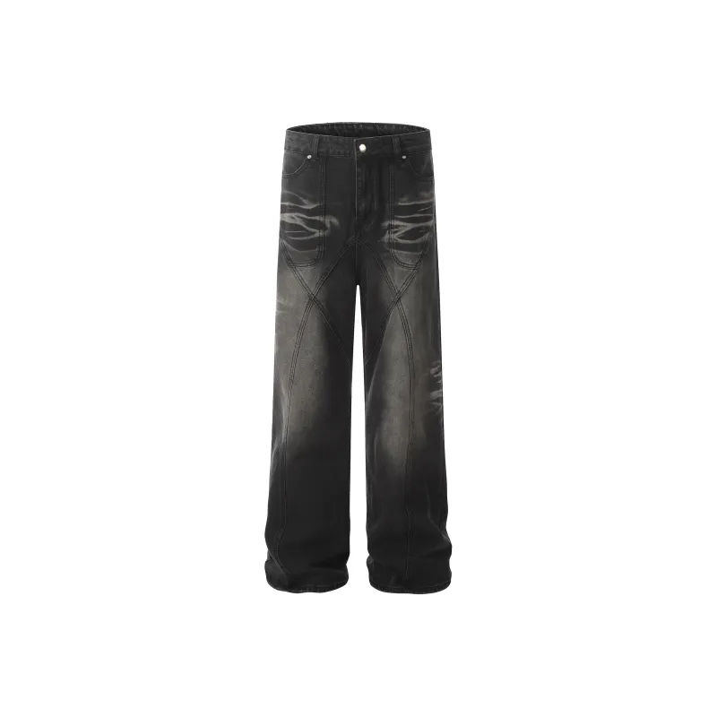 Vine Color Jeans Unisex Black-0