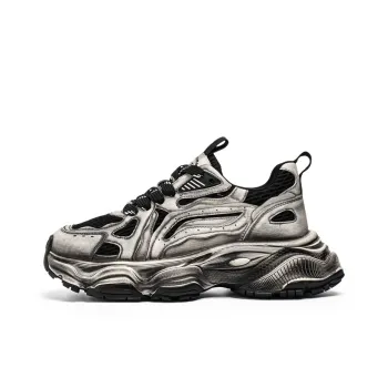 OFFER AITR Cushioning Slip Resistant Low Top Chunky Sneakers Men's