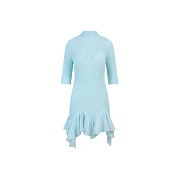 Givenchy High Neck Asymmetric Dress