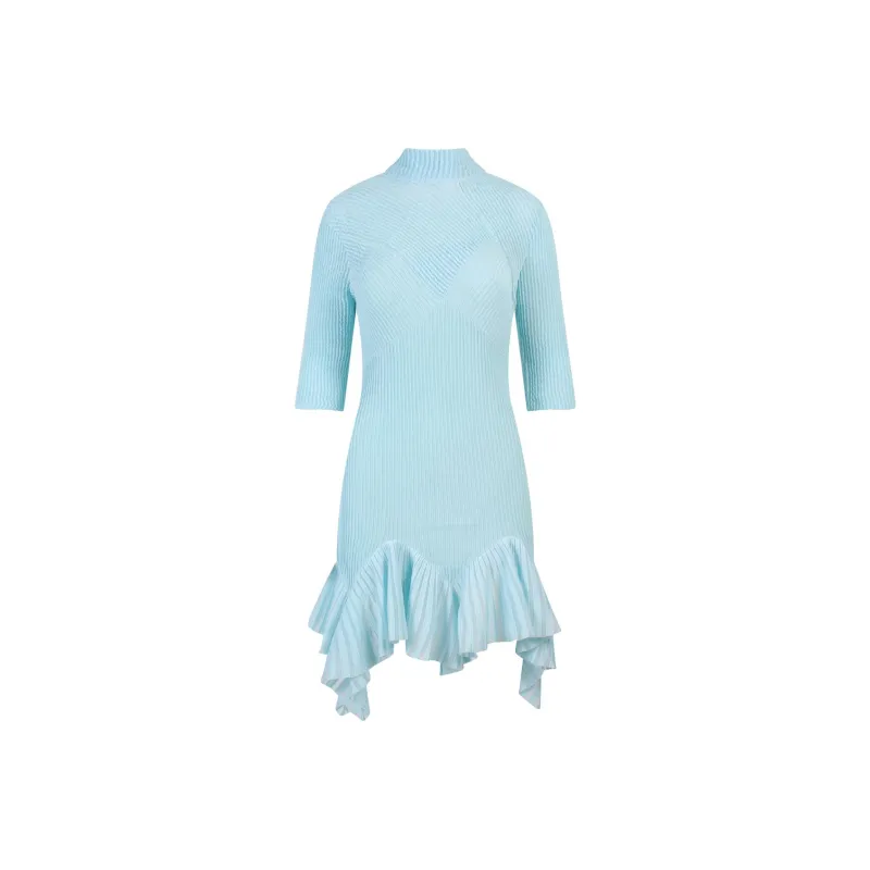 Givenchy High Neck Asymmetric Dress-0