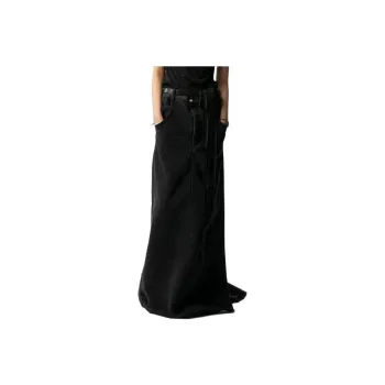 Ann Demeulemeester Faded Denim Comfort Skirt