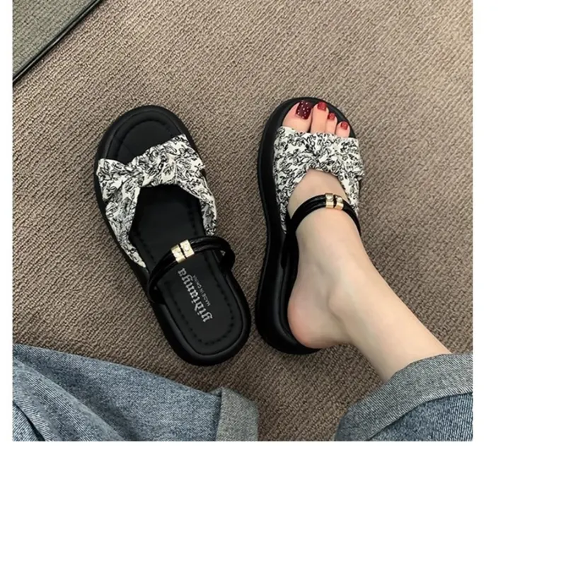 LXVB Rubber Sole Slip Resistant Slide Slippers Women's-2