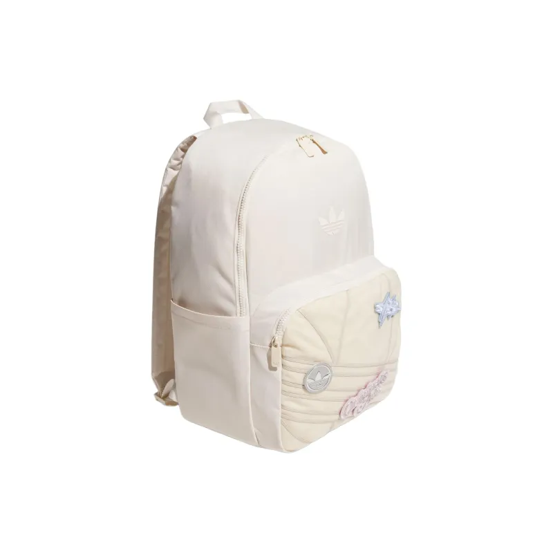 Adidas Originals Recycled Polyester Laptop Bag Portable Backpack Unisex White-1