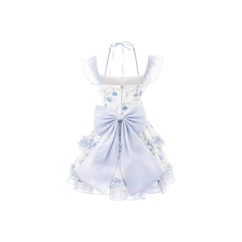 SYEEE WITH U Sleeveless Dress Women's Lady Heather Blue-1