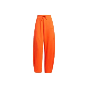 Adidas Fustl Pants Knitted Sweatpants Women's Half Impact Orange